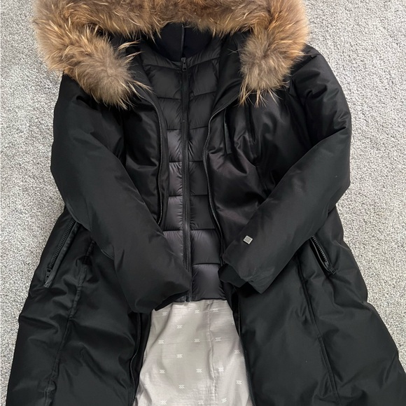 SOIA & KYO | SALMA Classic Down Parka with Natural Fur - Picture 7 of 8